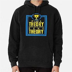 Theorist Official Slogan For Game Analysis Gift Ideas for Theories Lovers and Game Nerds Pullover Hoodie
