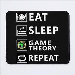 Eat Sleep Game Theory Essential T-Shirt Mouse Pad