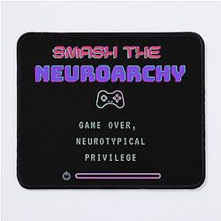 Smash the Neuroarchy Arcade Game Mouse Pad