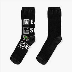 Eat Sleep Game Theory Essential T-Shirt Socks