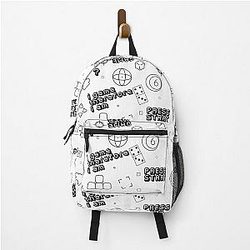 I Game Therefore I Am Black Backpack
