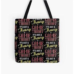 Theorist Slogan For Game Analysis Christmas And Birthday Gift Ideas for Theories Lovers Game Nerds All Over Print Tote Bag
