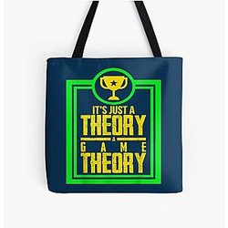 It's Just a Theory Love Field of Study Retro Videogame Gift All Over Print Tote Bag