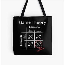 Game Theory - Nash Equilibrium All Over Print Tote Bag