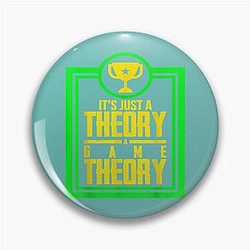 It's a Theory Love field of study Retro Videogame Pin