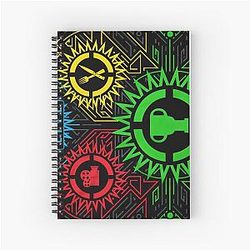 Theory 10th Anniversary Game Fan Spiral Notebook