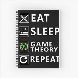 Eat, Sleep, Game, Repeat - Christmas And Birthday Ideas for Game Lovers and Nerds Spiral Notebook