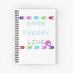 Game Theory Live Spiral Notebook
