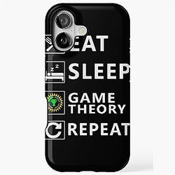 Eat Sleep Game Repeat - Christmas And Birthday Ideas for Theorists and Game Enthusiasts iPhone Tough Case