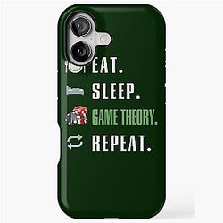 Eat Sleep Game Theory iPhone Tough Case