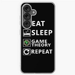 Eat Sleep Game Repeat - Christmas and Birthday Gift Ideas for Theories Lovers and Game Nerds Samsung Galaxy Soft Case