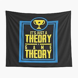 It's A Game Theory Official Slogan Gifts for Lovers and Fans Classic Tapestry