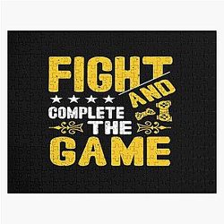 Fight and Complete the Best Gamers Birthday Gift Jigsaw Puzzle