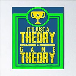 Its a Theory Love Field of Study Retro Videogame Gift Poster