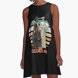 Marian and Peggy The Gilded Age A-Line Dress