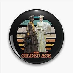Marian Peggy The Gilded Age Pin