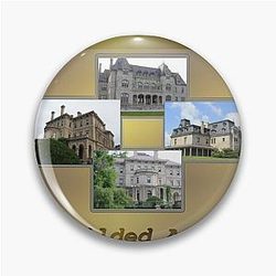 Collage Gilded Age Pin