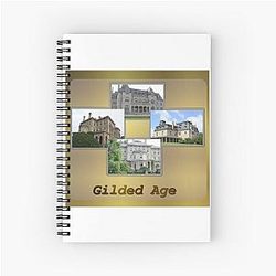 Collage: The Gilded Age Spiral Notebook