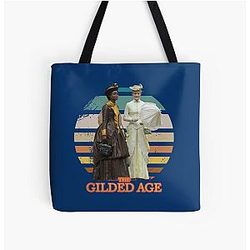 Marian and Peggy The Gilded Age All Over Print Tote Bag