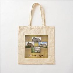 Collage Gilded Age Cotton Tote Bag