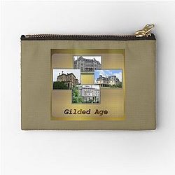 Collage Gilded Age Zipper Pouch