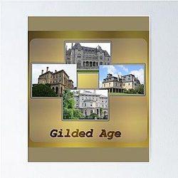Collage Gilded Age Poster