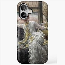 James Tissot Gilded Age Seaside Portrait iPhone Tough Case