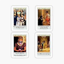 The Gilded Age HD T Shirt Sticker Set