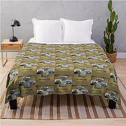 Collage Gilded Age Throw Blanket