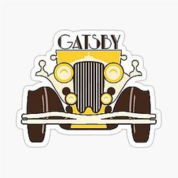 The Great Gatsby Car Sticker