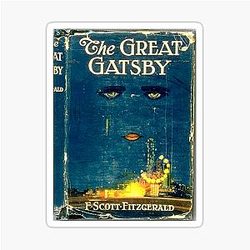 The Great Gatsby Book Sticker