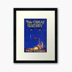 Vintage The Great Gatsby Art Deco Poster Print