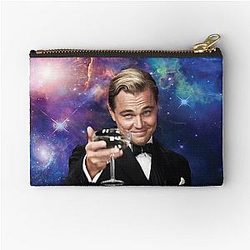 Leonardo in the Great Gatsby Universe Zipper Pouch