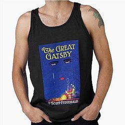 Vintage The Great Gatsby Art Deco Poster Tank Top