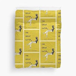 The Great Gatsby by F Scott Fitzgerald Duvet Cover