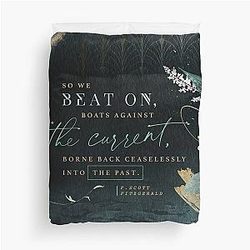 So we beat on The Great Gatsby Duvet Cover