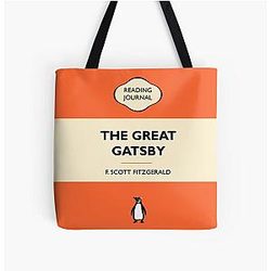 The Great Gatsby Reading Journal Tote Bag