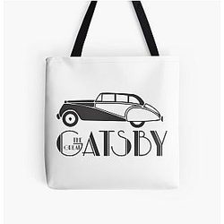 The Great Gatsby All Over Print Tote Bag