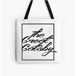 The Great Gatsby All Over Print Tote Bag