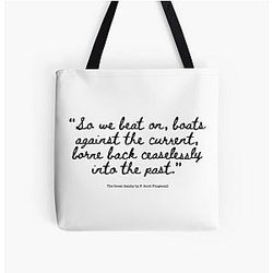The Great Gatsby Tote Bag by F Scott Fitzgerald.