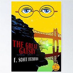 Retro The Great Gatsby Travel Poster