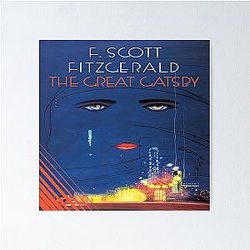 The Great Gatsby Square Book Cover