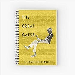 The Great Gatsby by F. Scott Fitzgerald Notebook