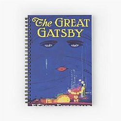 The Great Gatsby Spiral Notebook