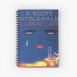 The Great Gatsby Spiral Notebook