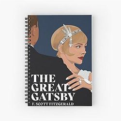 The Great Gatsby Spiral Notebook