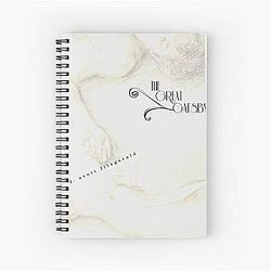 The Great Gatsby Spiral Notebook