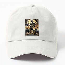 A Vintage Poster Of The Great Gatsby F. Scott Fitzgerald Dad Hat