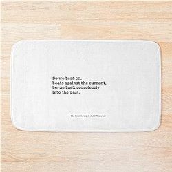 The Great Gatsby F Scott Fitzgerald Bath Mat