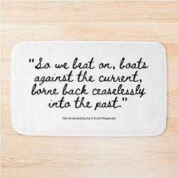 The Great Gatsby by F Scott Fitzgerald Bath Mat
